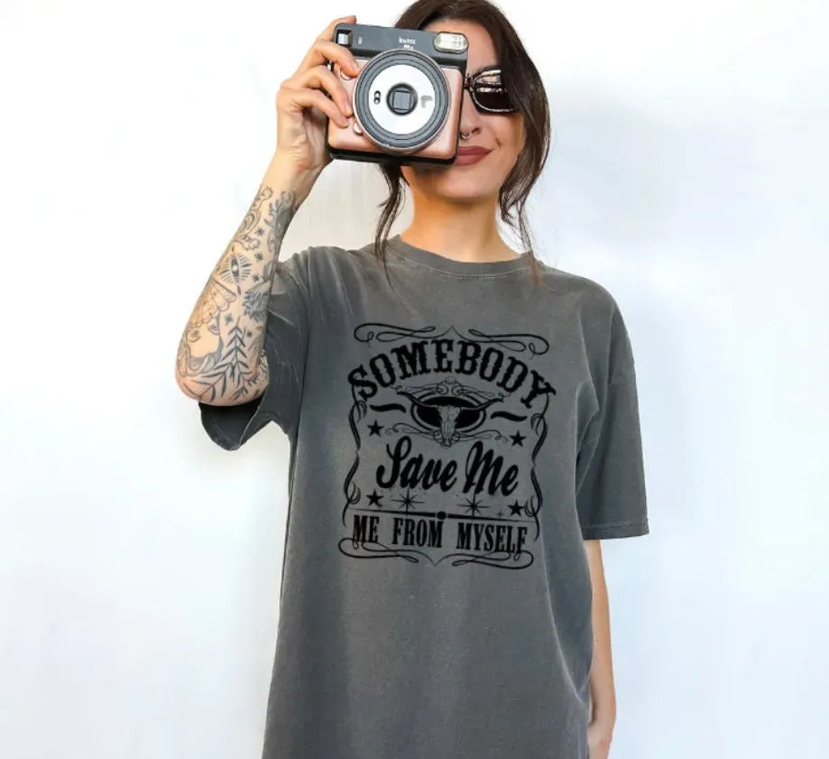 Somebody Save Me Graphic Tee