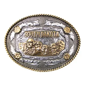South Dakota — Oval Rope Edge Buckle
