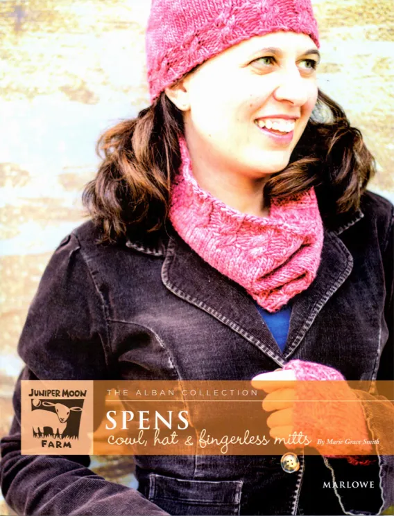 Spens Cowl, Hat & Fingerless Gloves J3 - 08