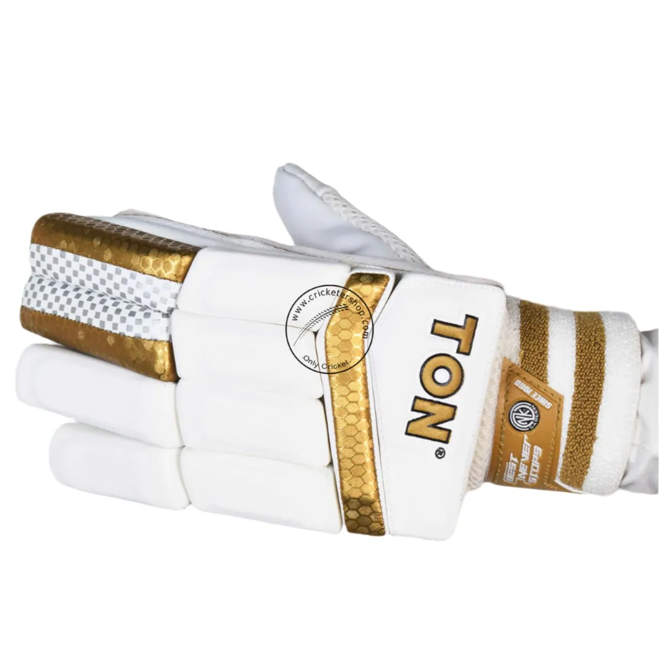 SS Ton Golden Gutsy Cricket Batting Gloves Mens Size