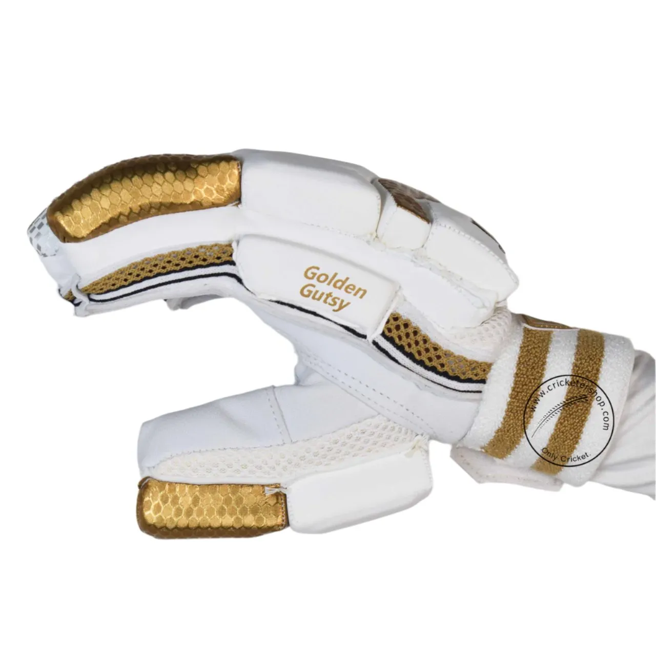 SS Ton Golden Gutsy Cricket Batting Gloves Mens Size