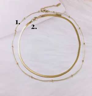 STACKABLE NECKLACES // 2 STYLES