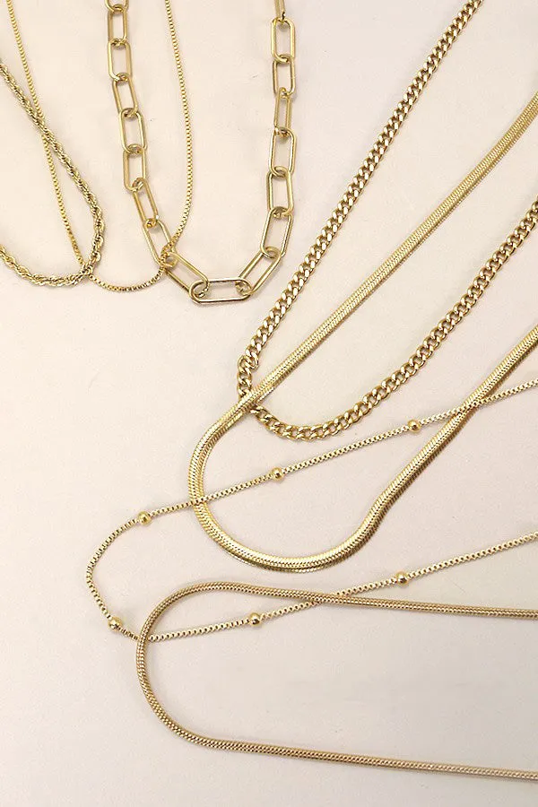 Stainless Steel Tarnish Free All Chain Statement Necklaces