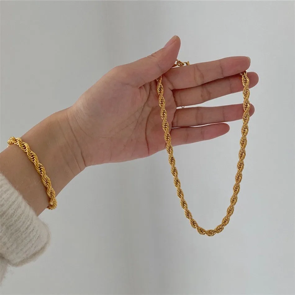 Stainless Steel Tarnish Free All Chain Statement Necklaces