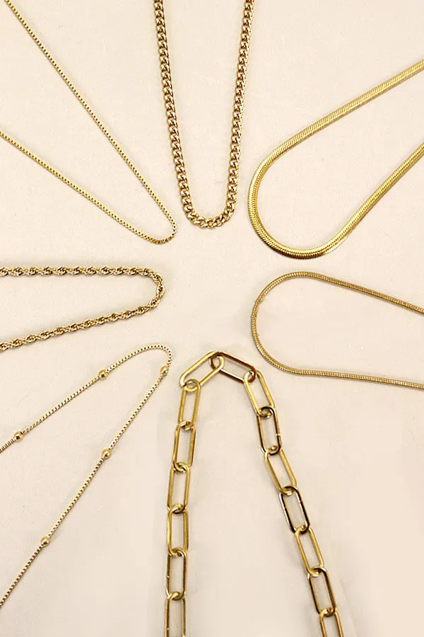 Stainless Steel Tarnish Free All Chain Statement Necklaces