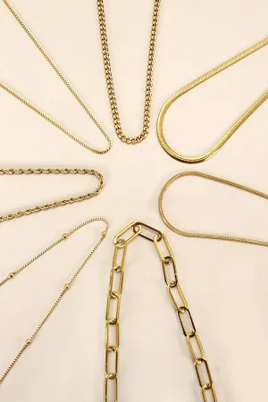 Stainless Steel Tarnish Free All Chain Statement Necklaces
