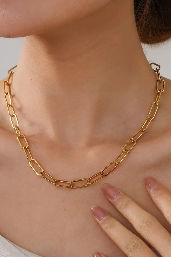 Stainless Steel Tarnish Free All Chain Statement Necklaces