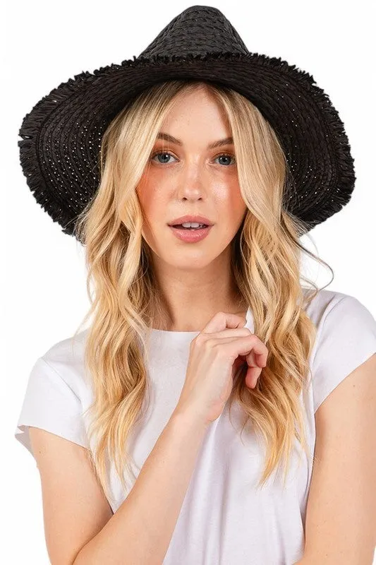 Starfish Charm Hatband Straw Sun Hat