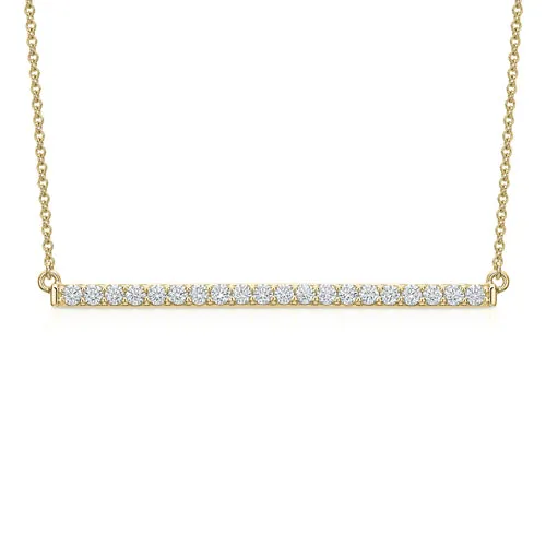 Statement Diamond Bar Pendant