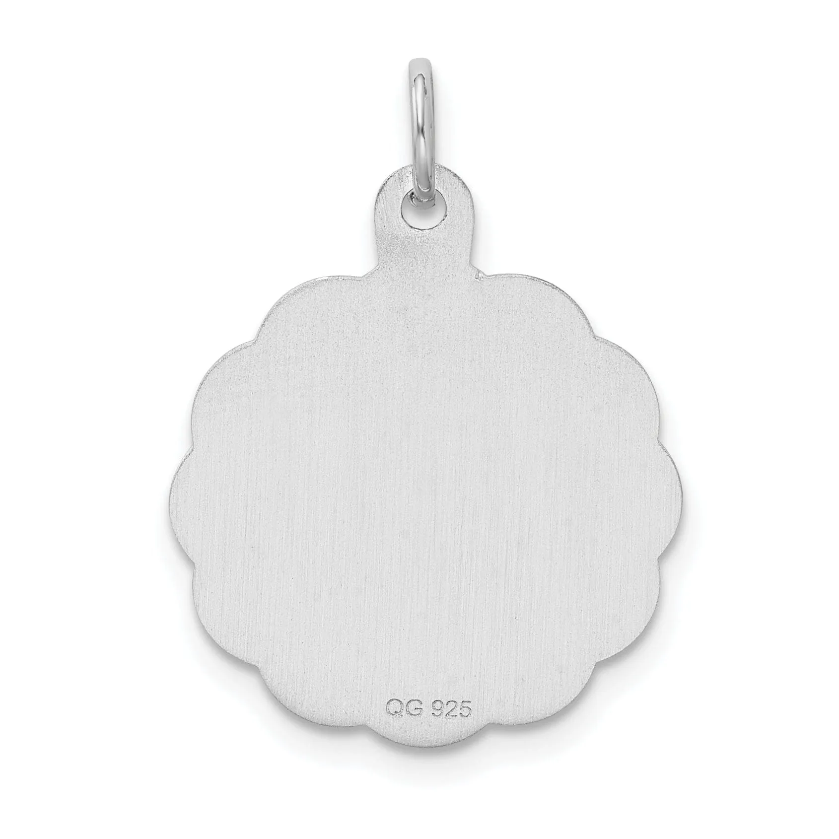 Sterling Silver Happy Birthday Disc Pendant