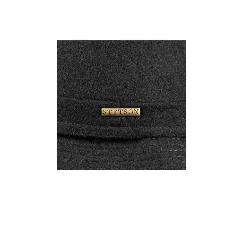 Stetson - Pork Pie Wool - Fedora - Black
