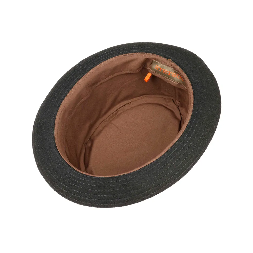 Stetson - Pork Pie Wool - Fedora - Black