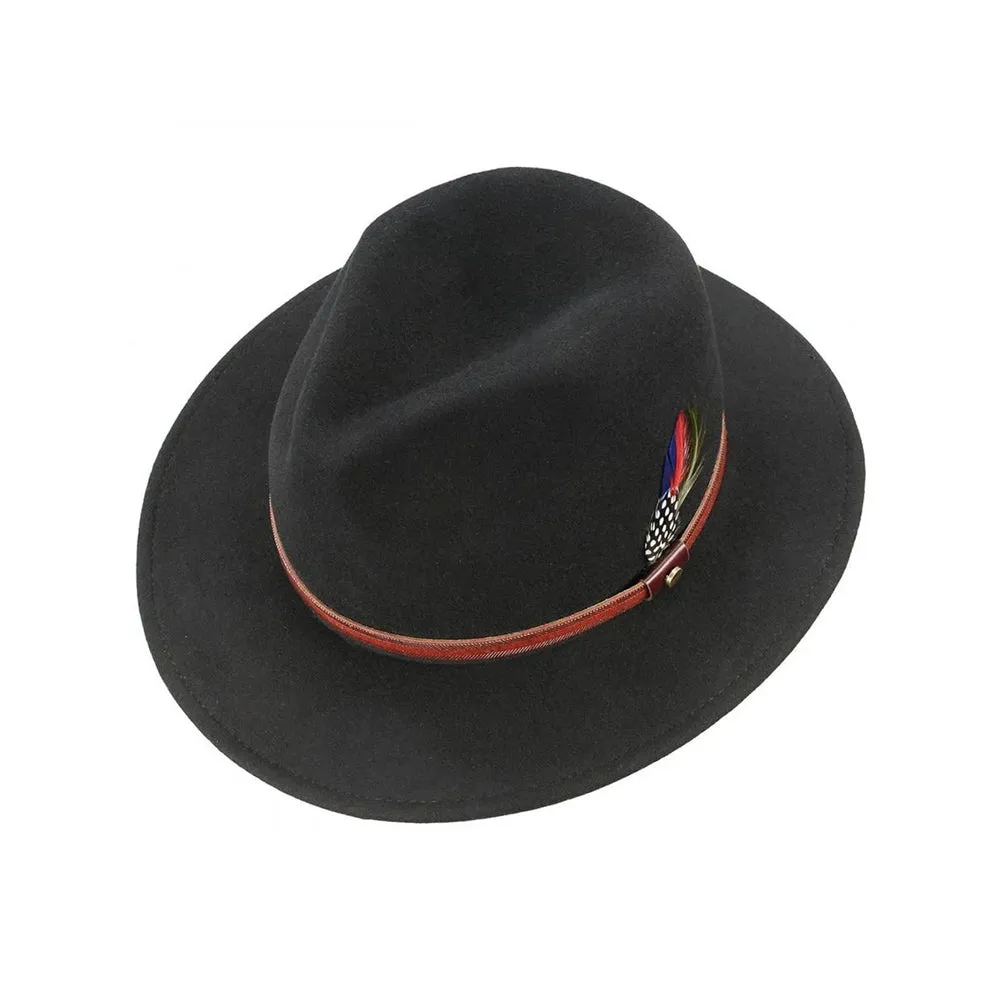 Stetson - Rantoul - Fedora/Traveller Hat - Black