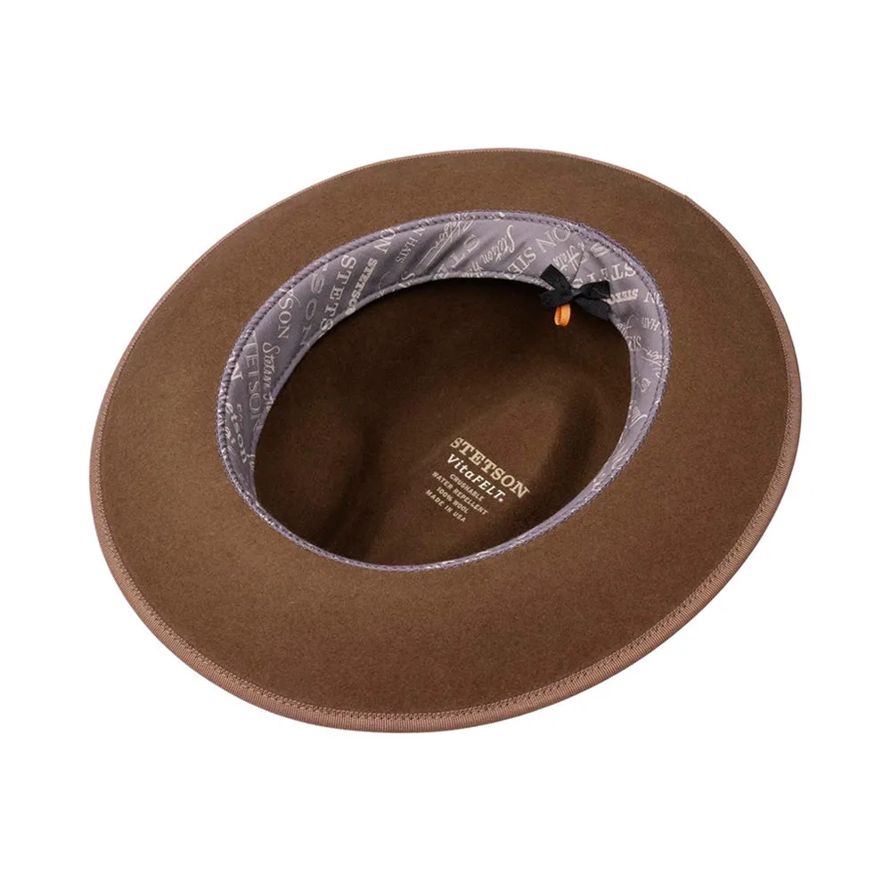 Stetson - Vermont Vitafelt Hat - Fedora - Brown