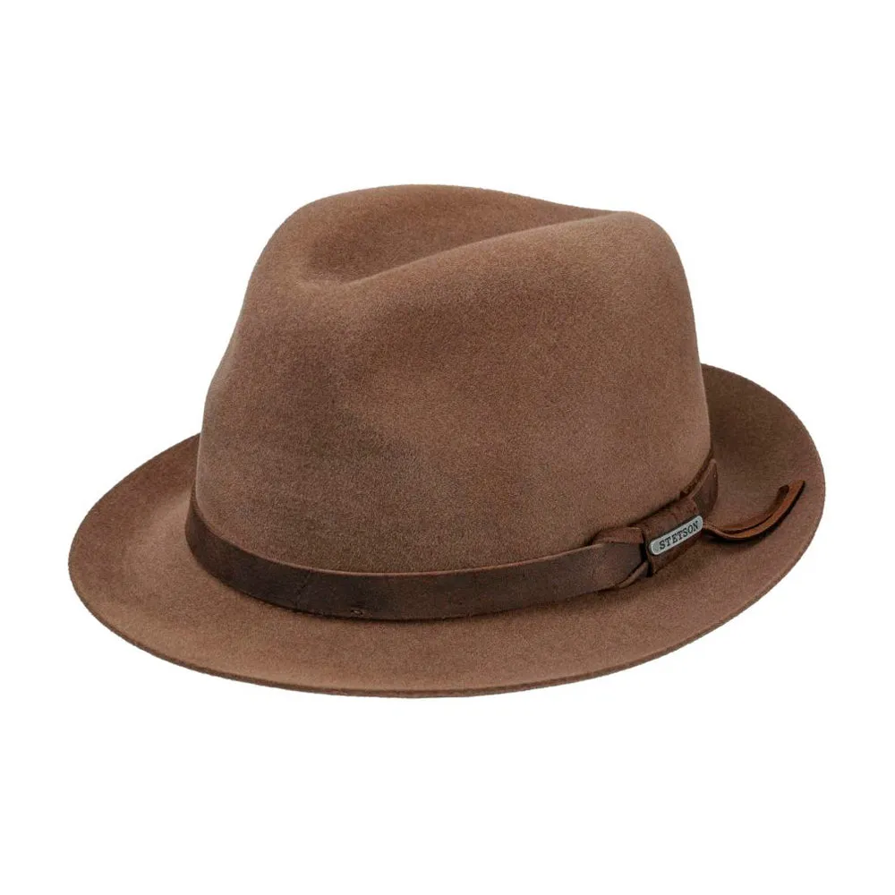 Stetson - Vernier Player Hat - Fedora - Brown
