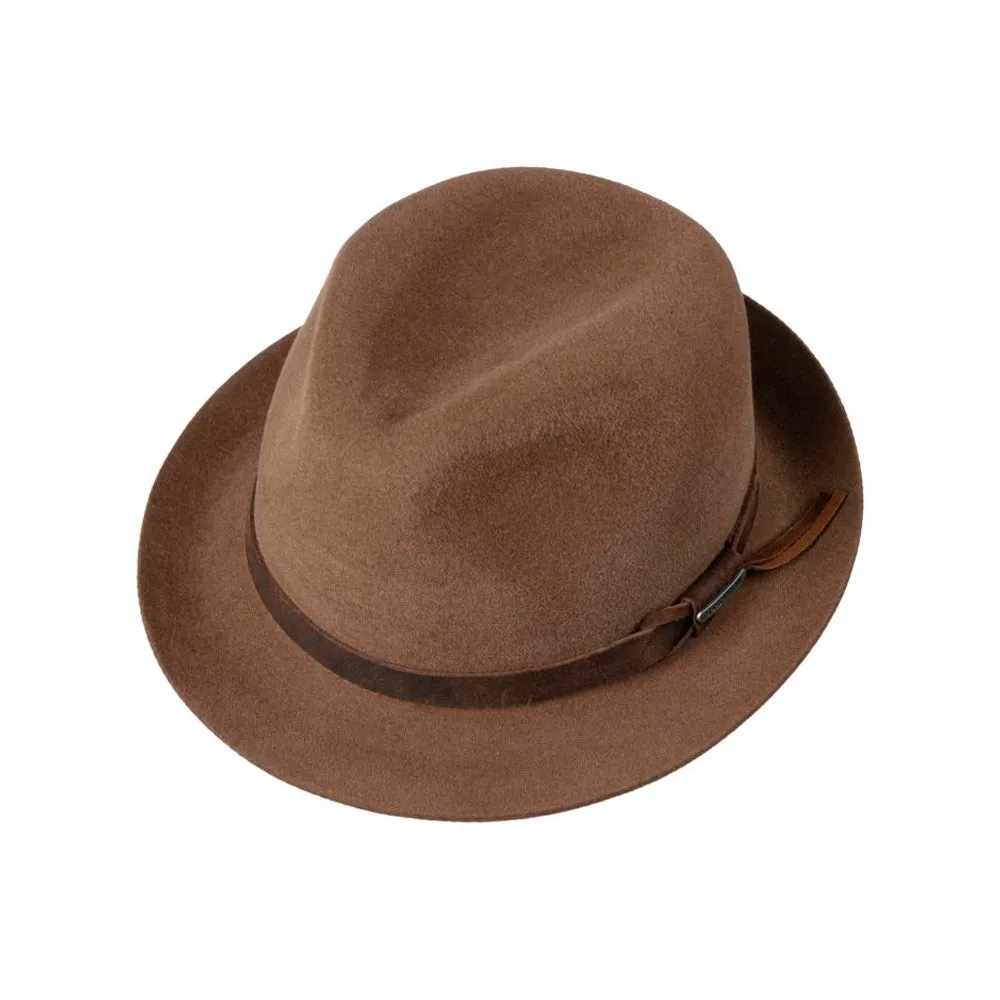 Stetson - Vernier Player Hat - Fedora - Brown