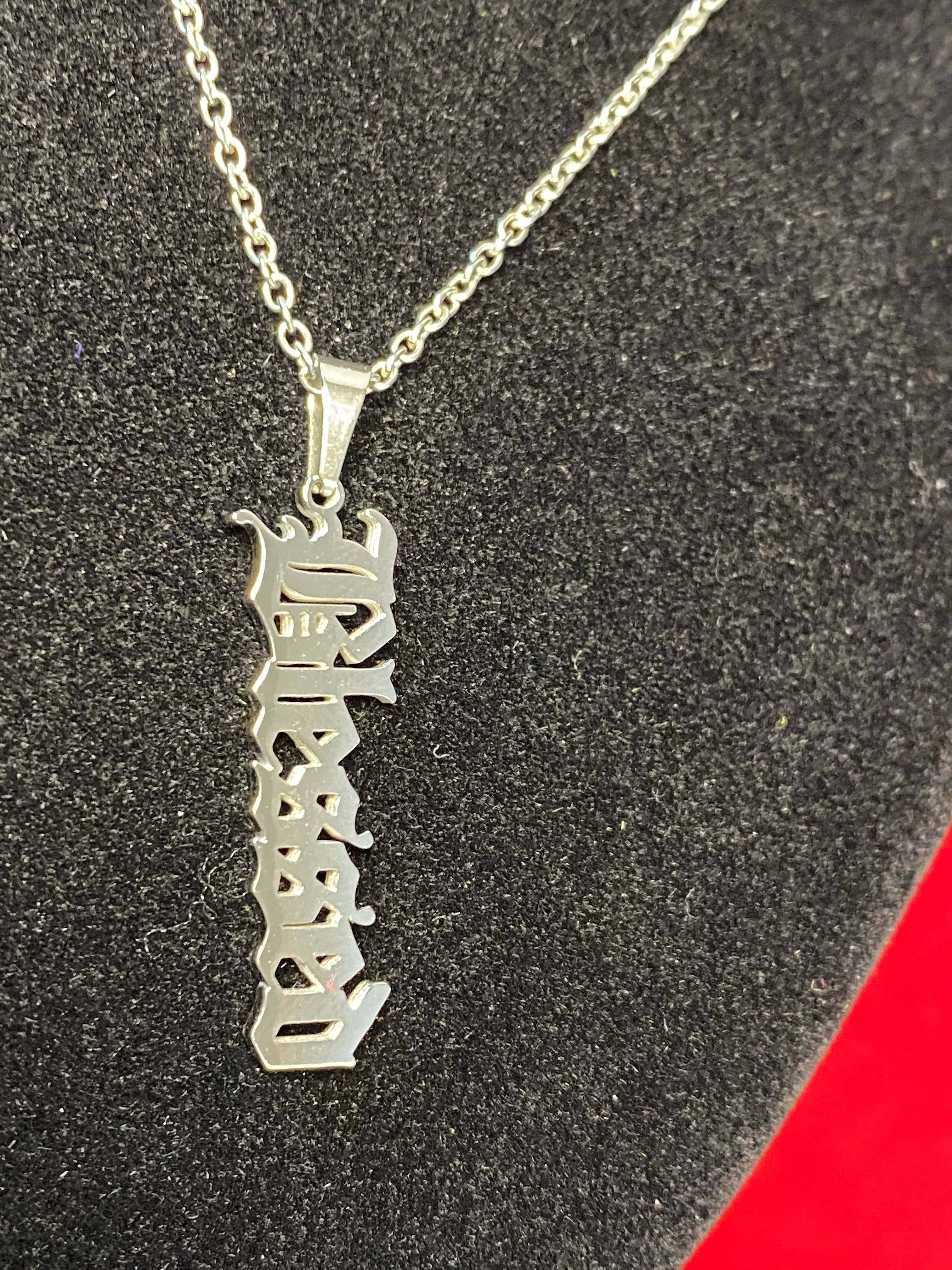 Stirling Silver Goddess & Blessed Necklaces