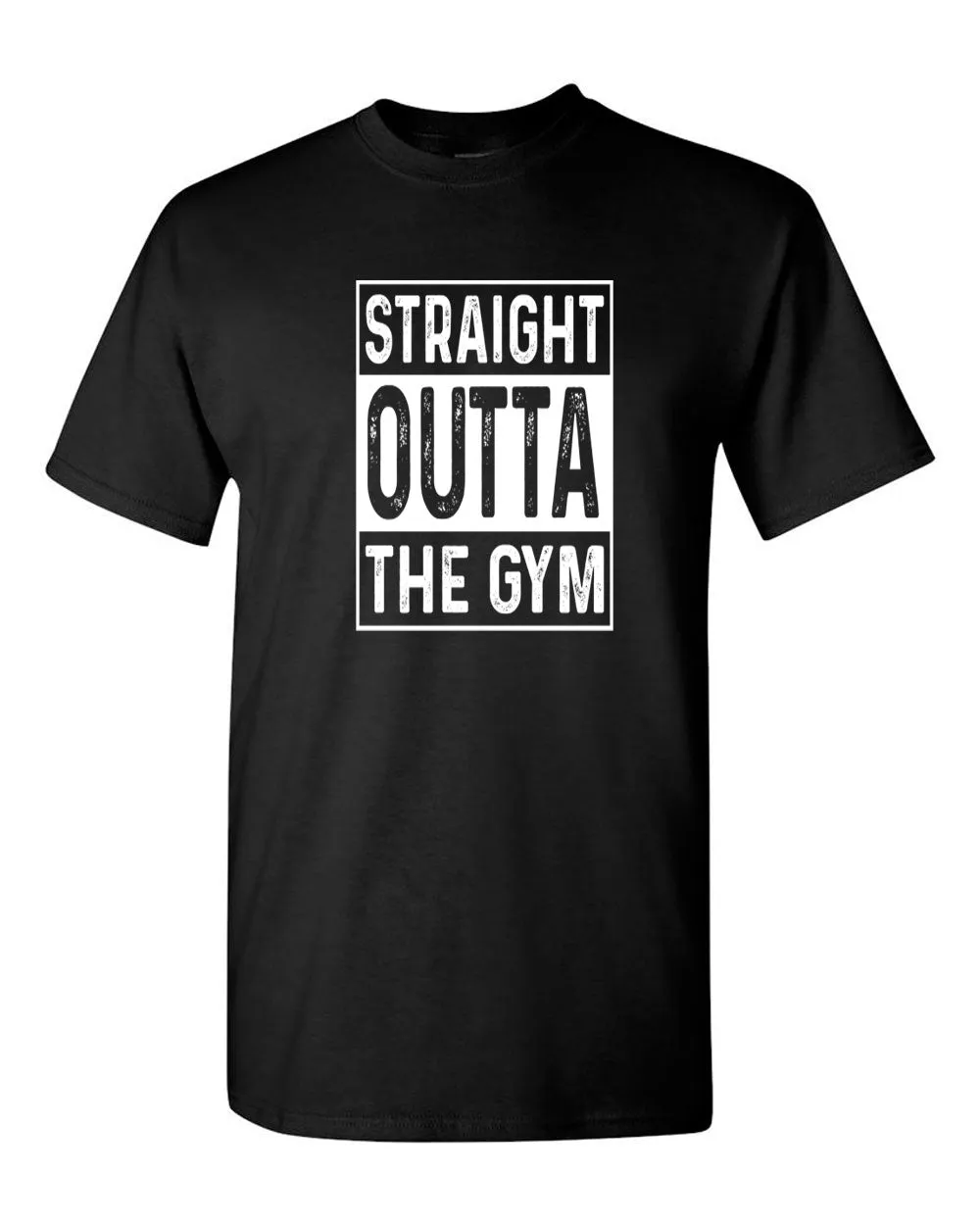 Straight Outta The Gym T-shirt - Fitness Muscle Builder T-shirt