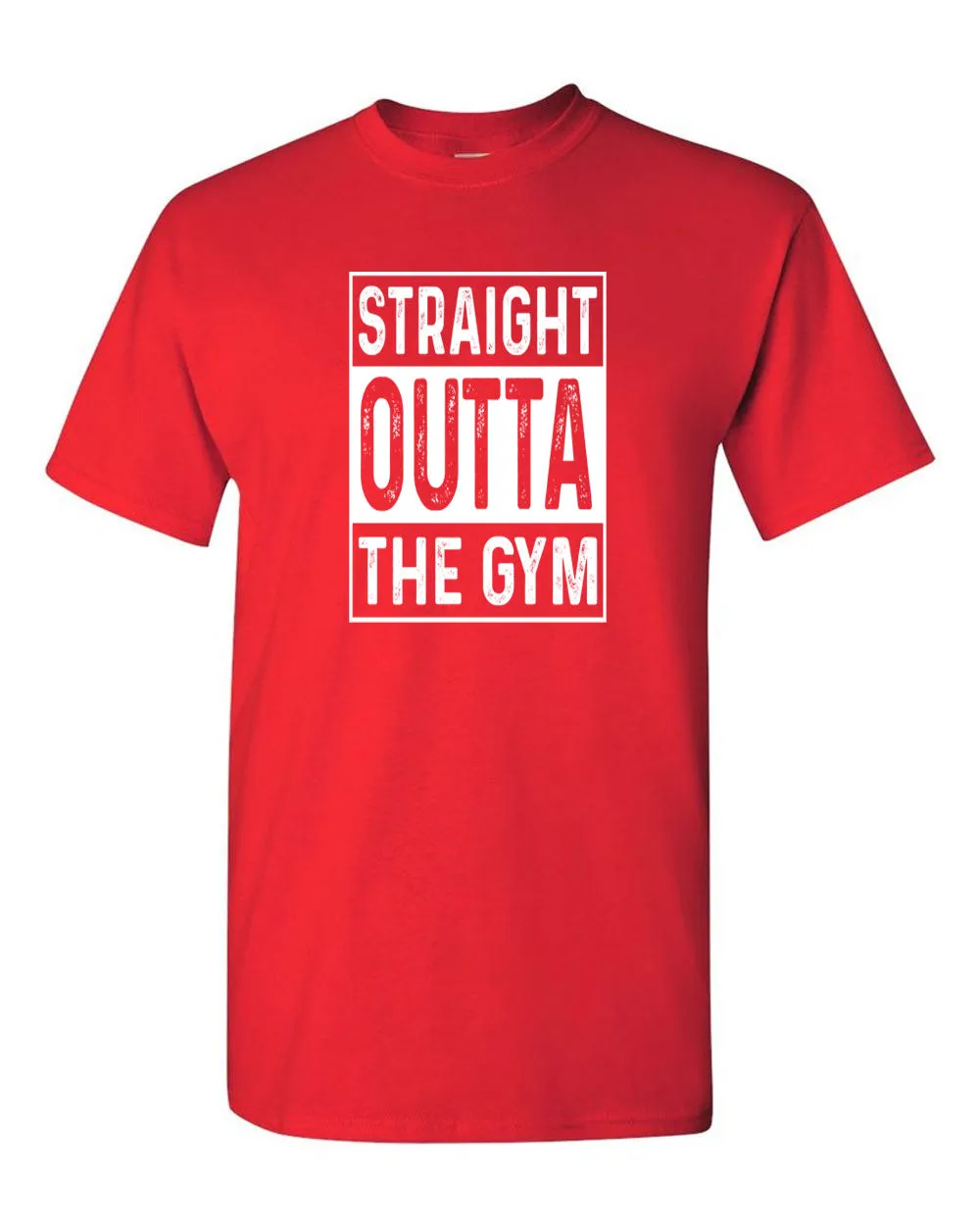 Straight Outta The Gym T-shirt - Fitness Muscle Builder T-shirt