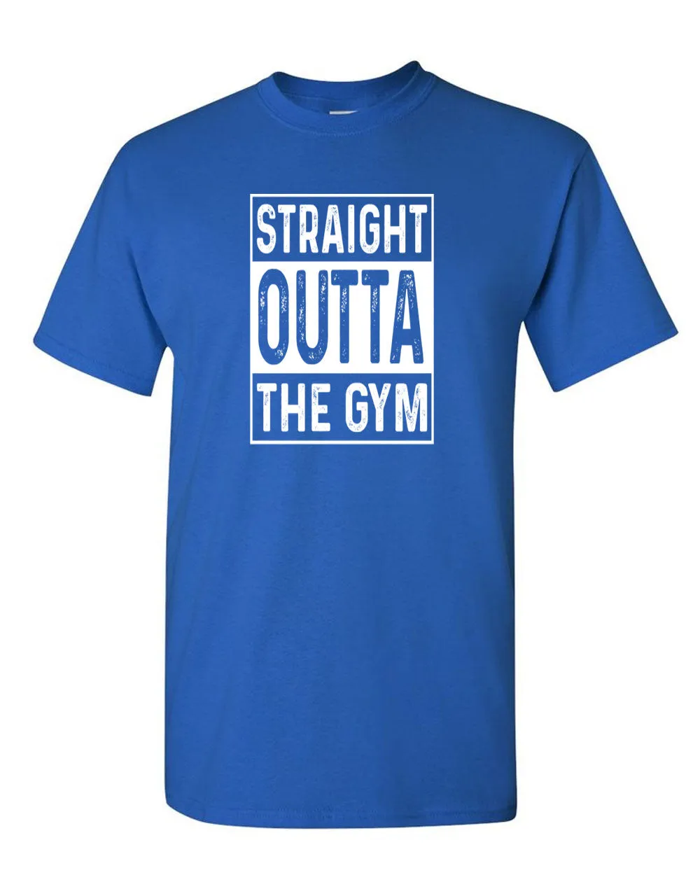 Straight Outta The Gym T-shirt - Fitness Muscle Builder T-shirt