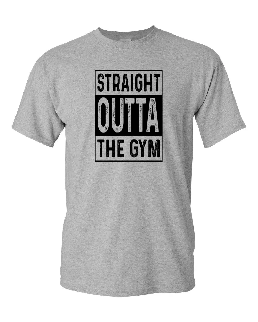 Straight Outta The Gym T-shirt - Fitness Muscle Builder T-shirt