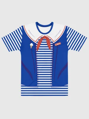 Stranger Things Scoops Ahoy Uniform Striped T-Shirt