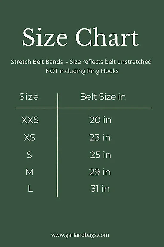 Stretch Band Belt Black/Coordinates with our Elephant and Greek Key Buckles