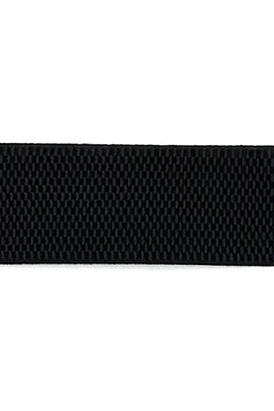 Stretch Band Belt Black/Coordinates with our Elephant and Greek Key Buckles