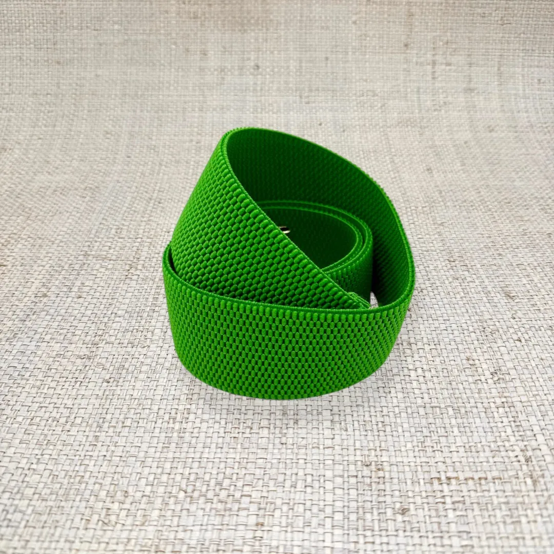 Stretch Band Belt in Green by Garland Bags