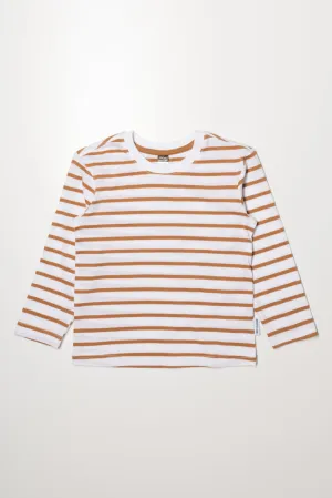 Stripe Long-Sleeve T-Shirt Natural