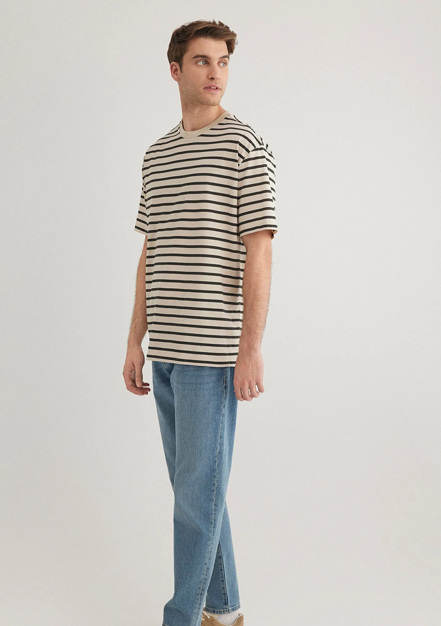 Striped Brown Shirt