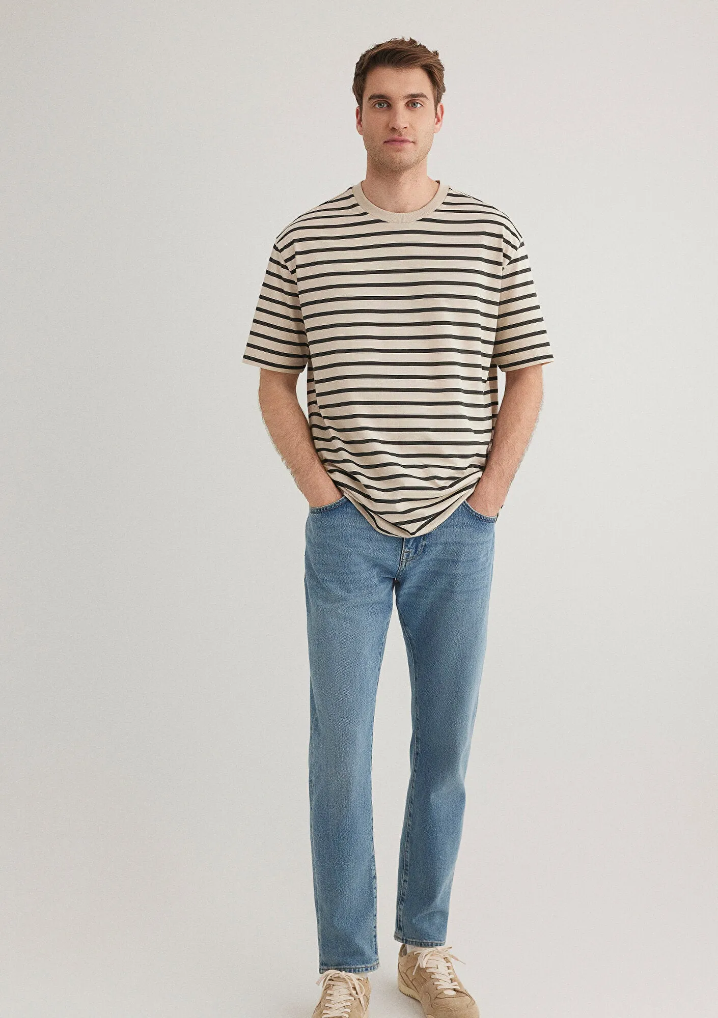 Striped Brown Shirt