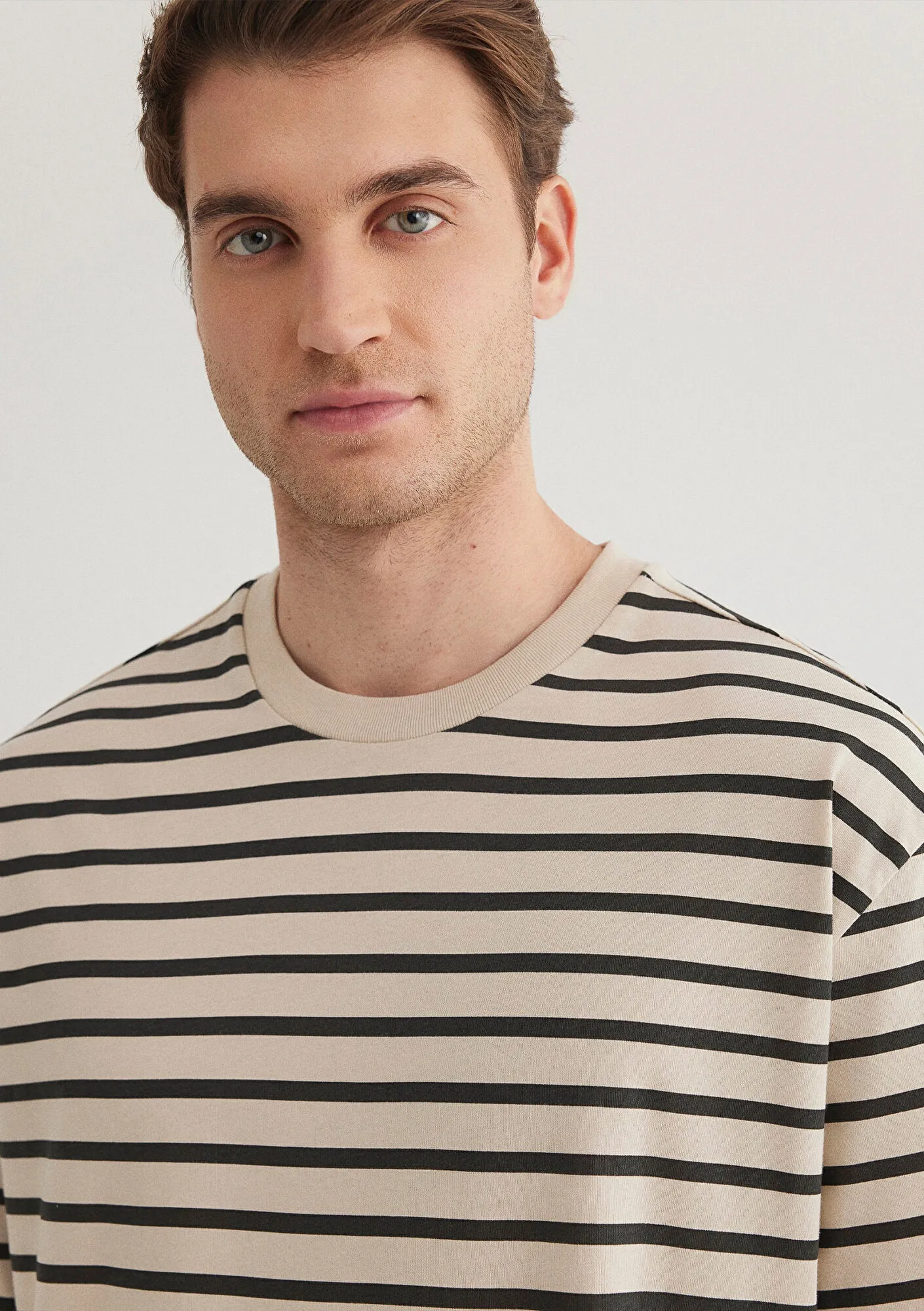 Striped Brown Shirt