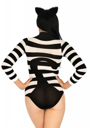 Striped Cat Bodysuit - One Size