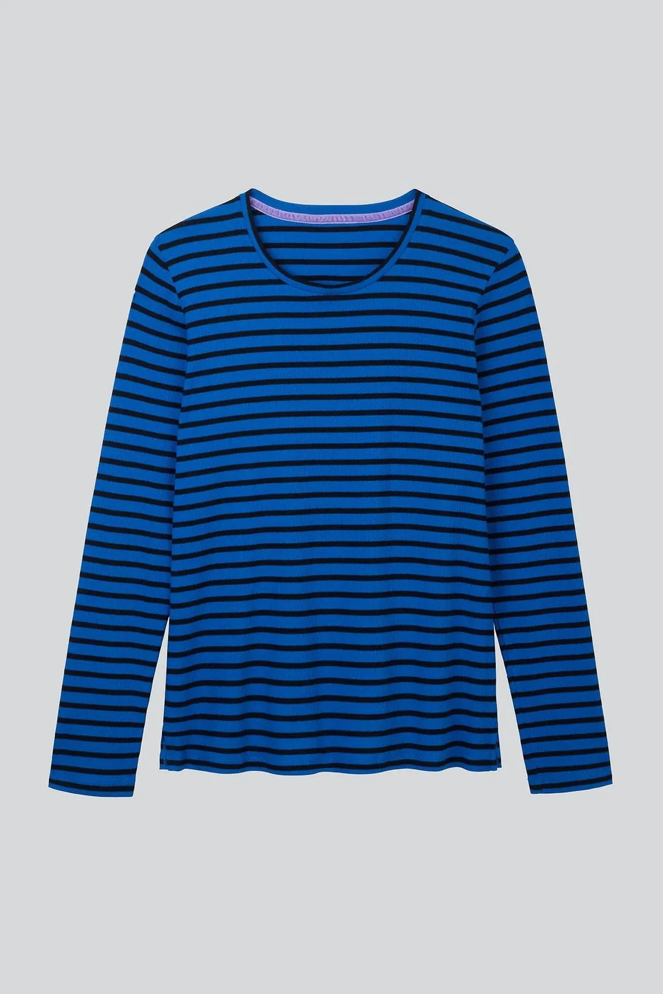 Striped Cotton Crew Neck T-shirt | Multiple Colours