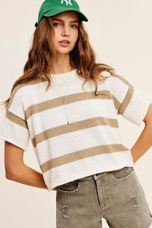 Striped Knit Top