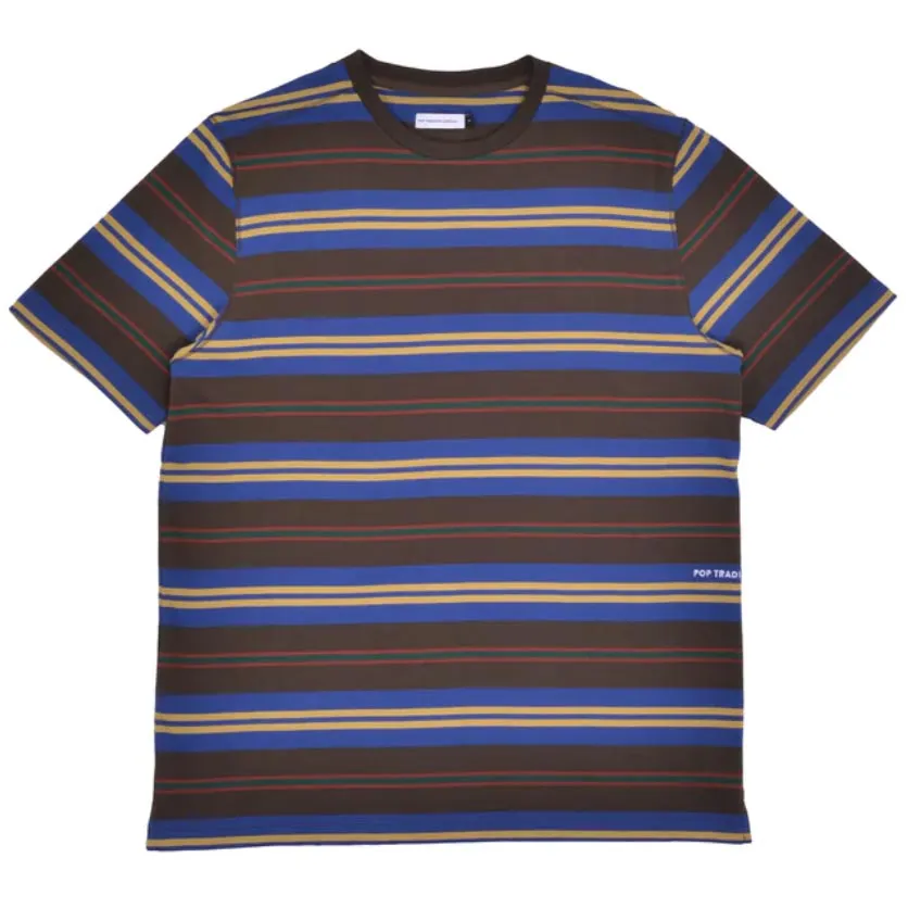 striped logo t-shirt