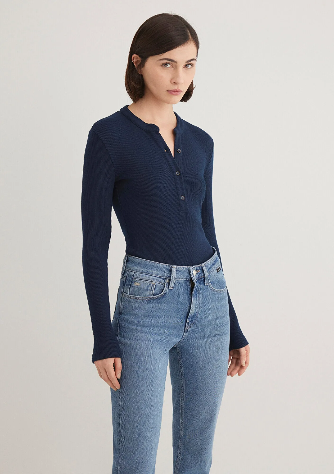 Striped Navy Blue T-Shirt