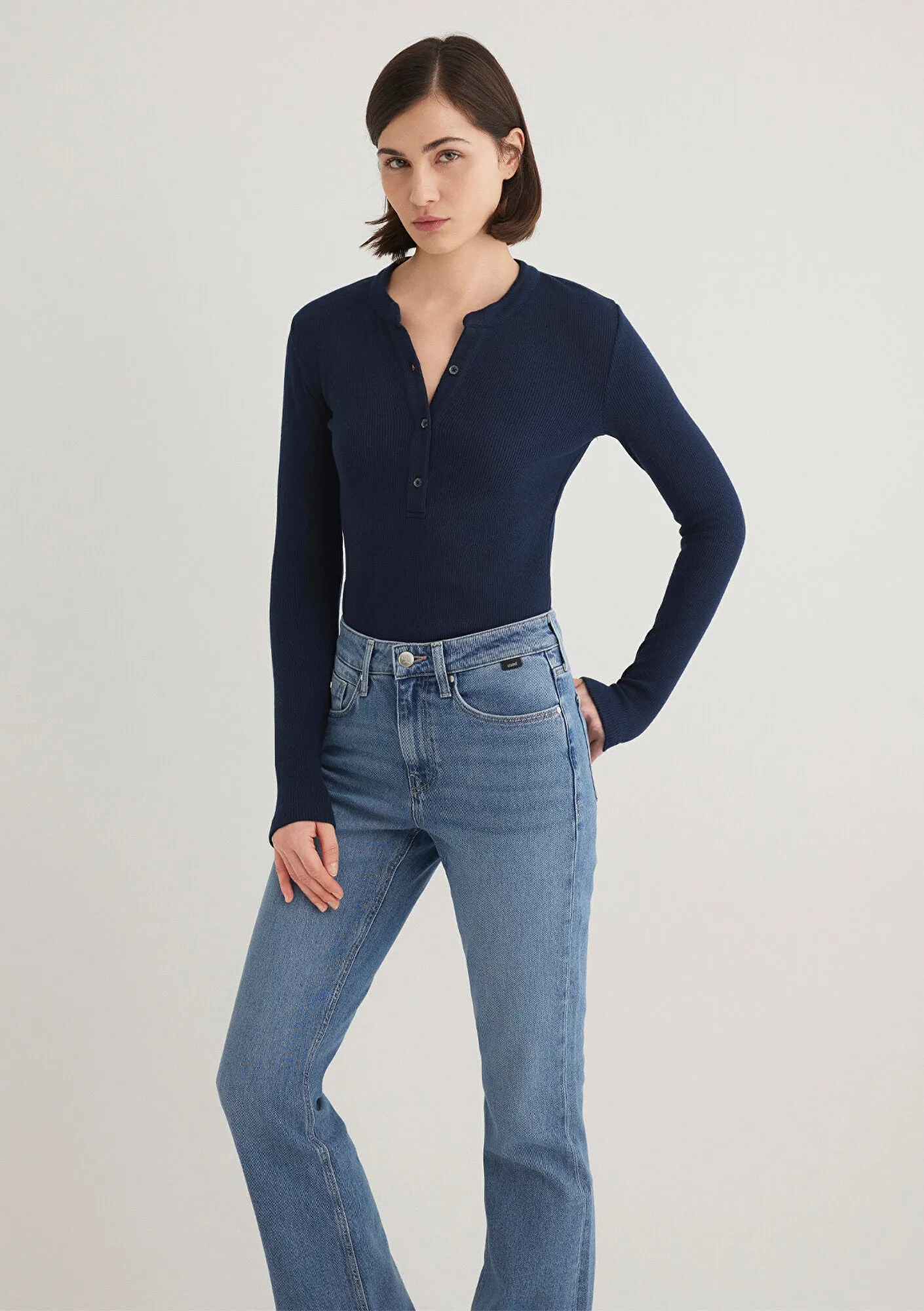 Striped Navy Blue T-Shirt