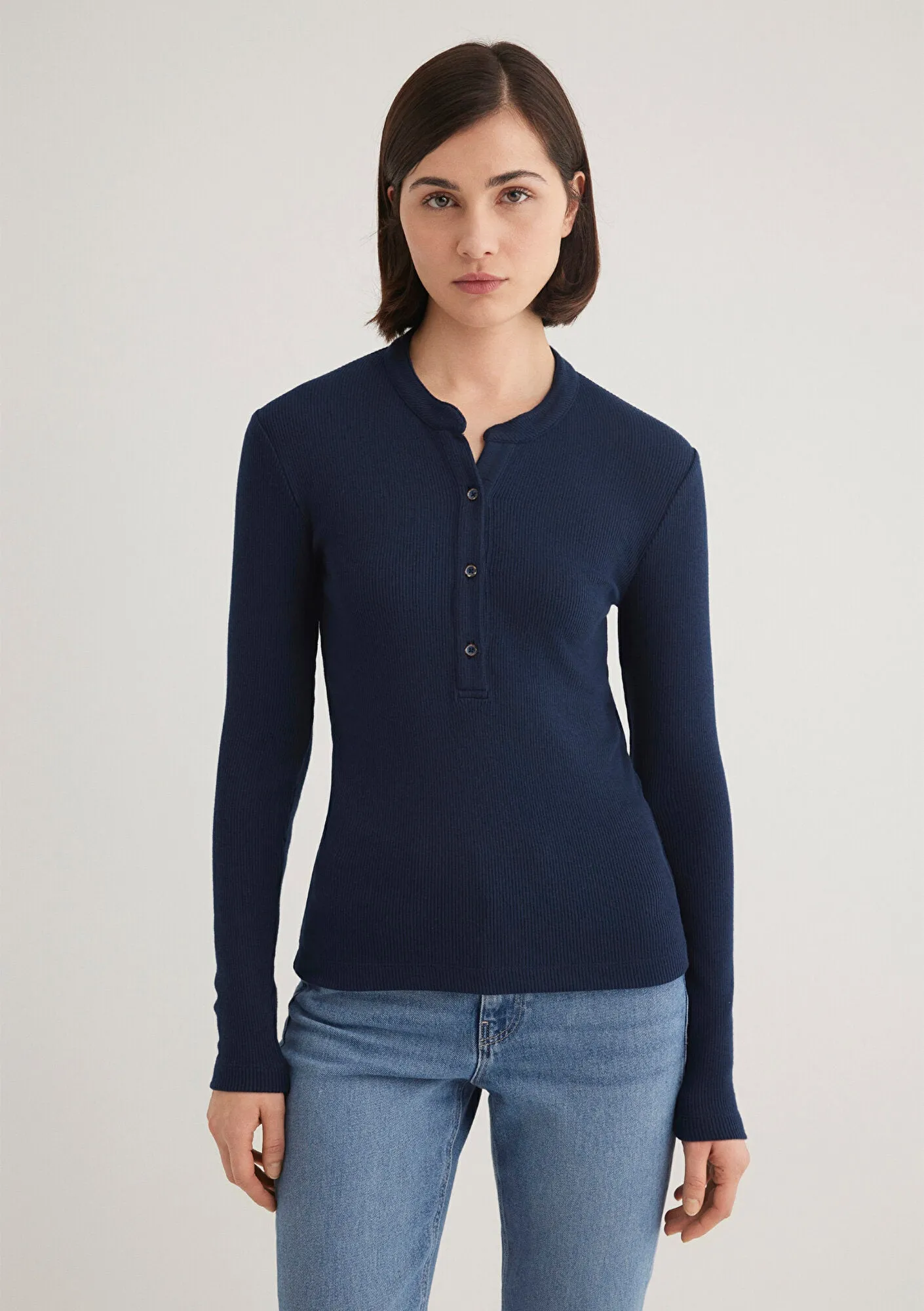 Striped Navy Blue T-Shirt