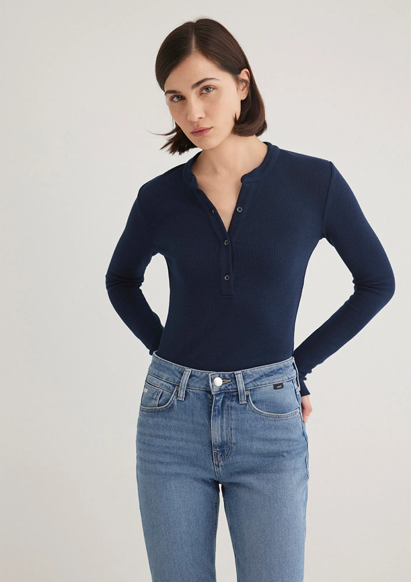 Striped Navy Blue T-Shirt