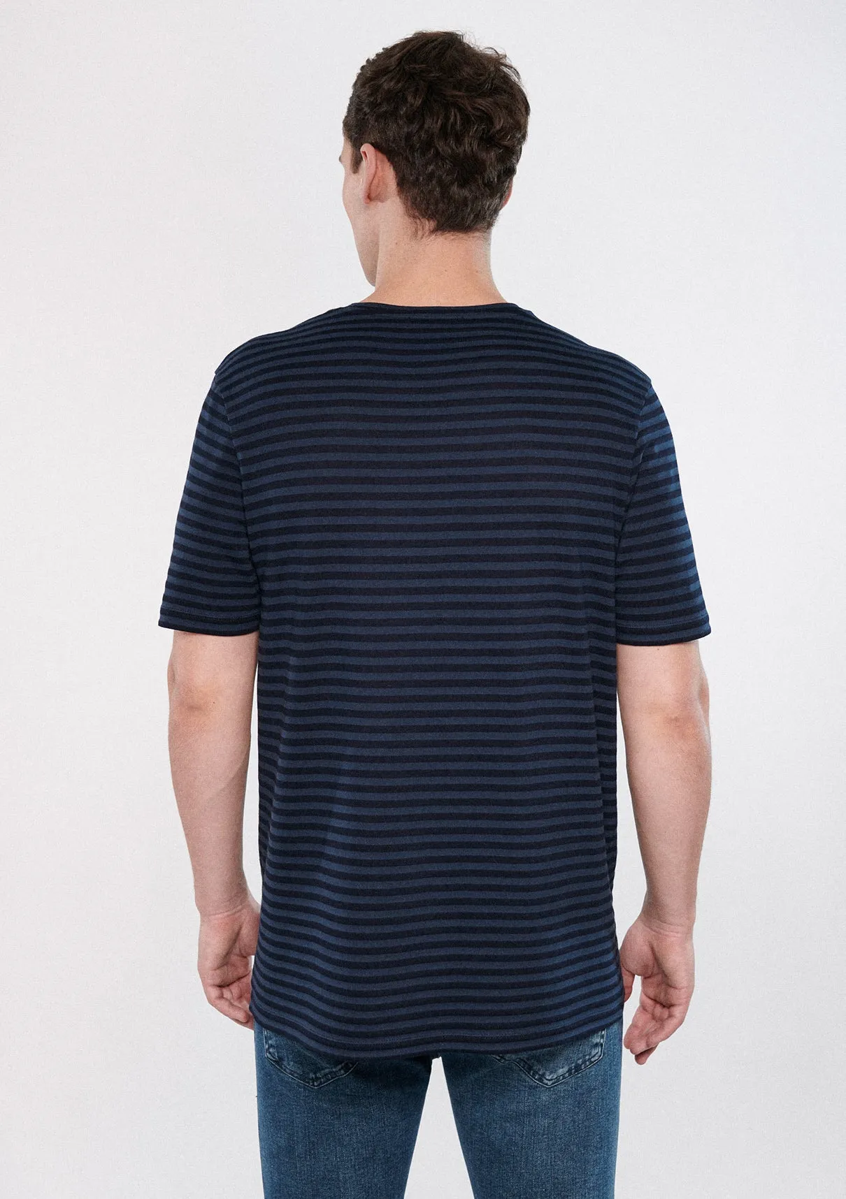 Striped Navy T-Shirt