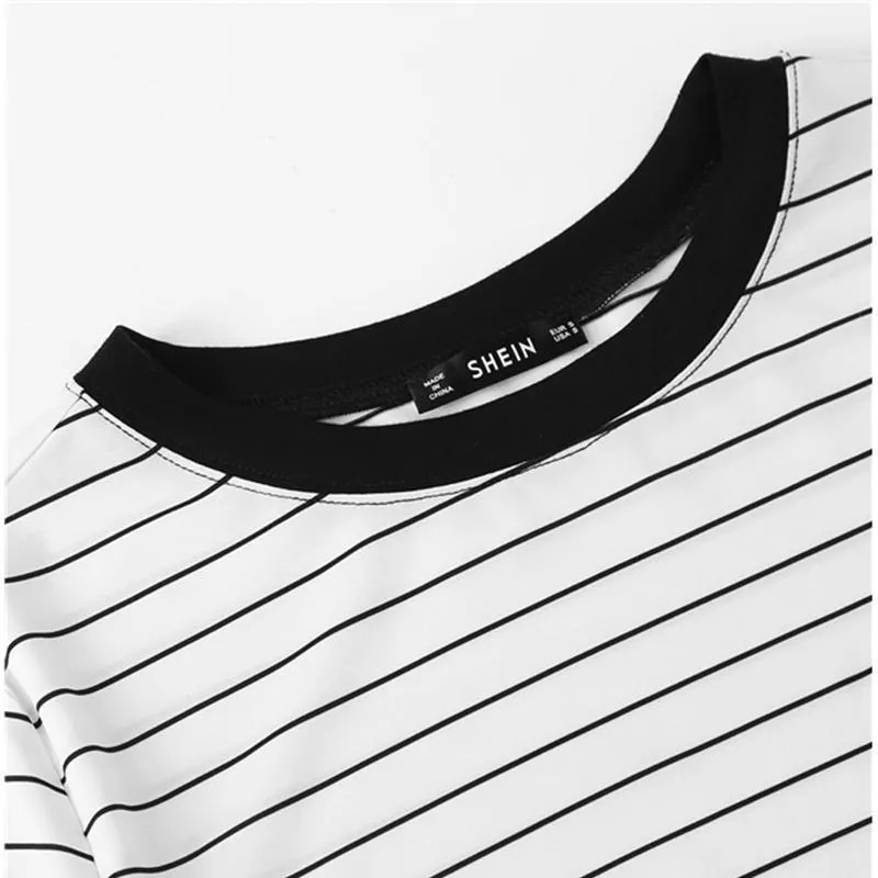 Striped Patchwork T-Shirt
