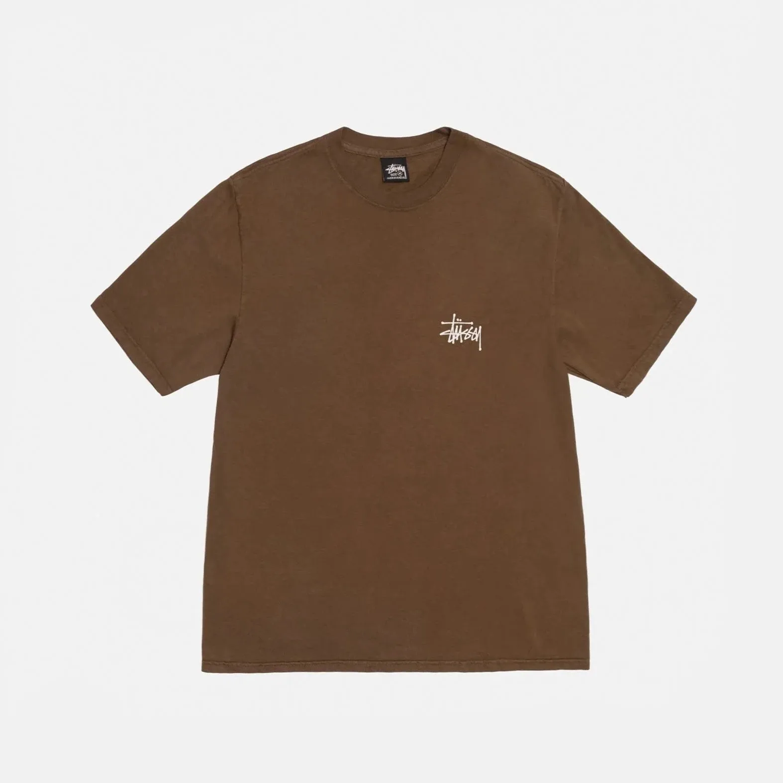 Stüssy Basic Pigment Dyed Brown Tee