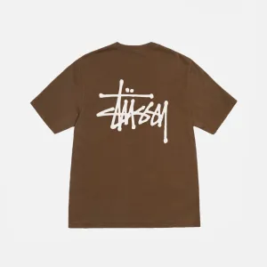 Stüssy Basic Pigment Dyed Brown Tee