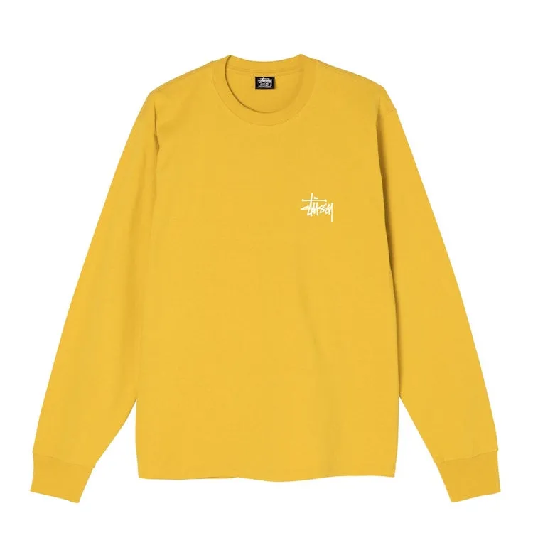 Stussy Basic Logo L/S T-Shirt Honey