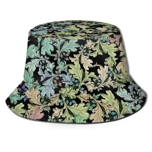 Summer Foldable Retro Blue Cap