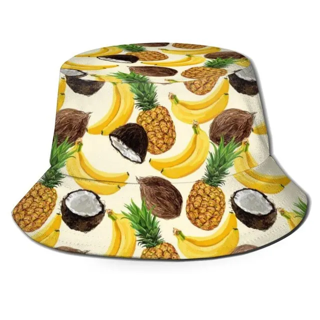 Summer Foldable Retro Blue Cap