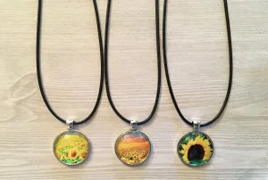 Sunflower Necklaces