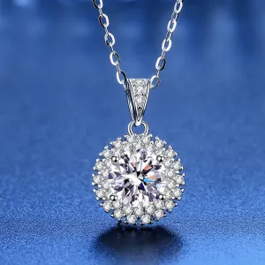 Sunflower Simple Fashion Moissanite Necklace